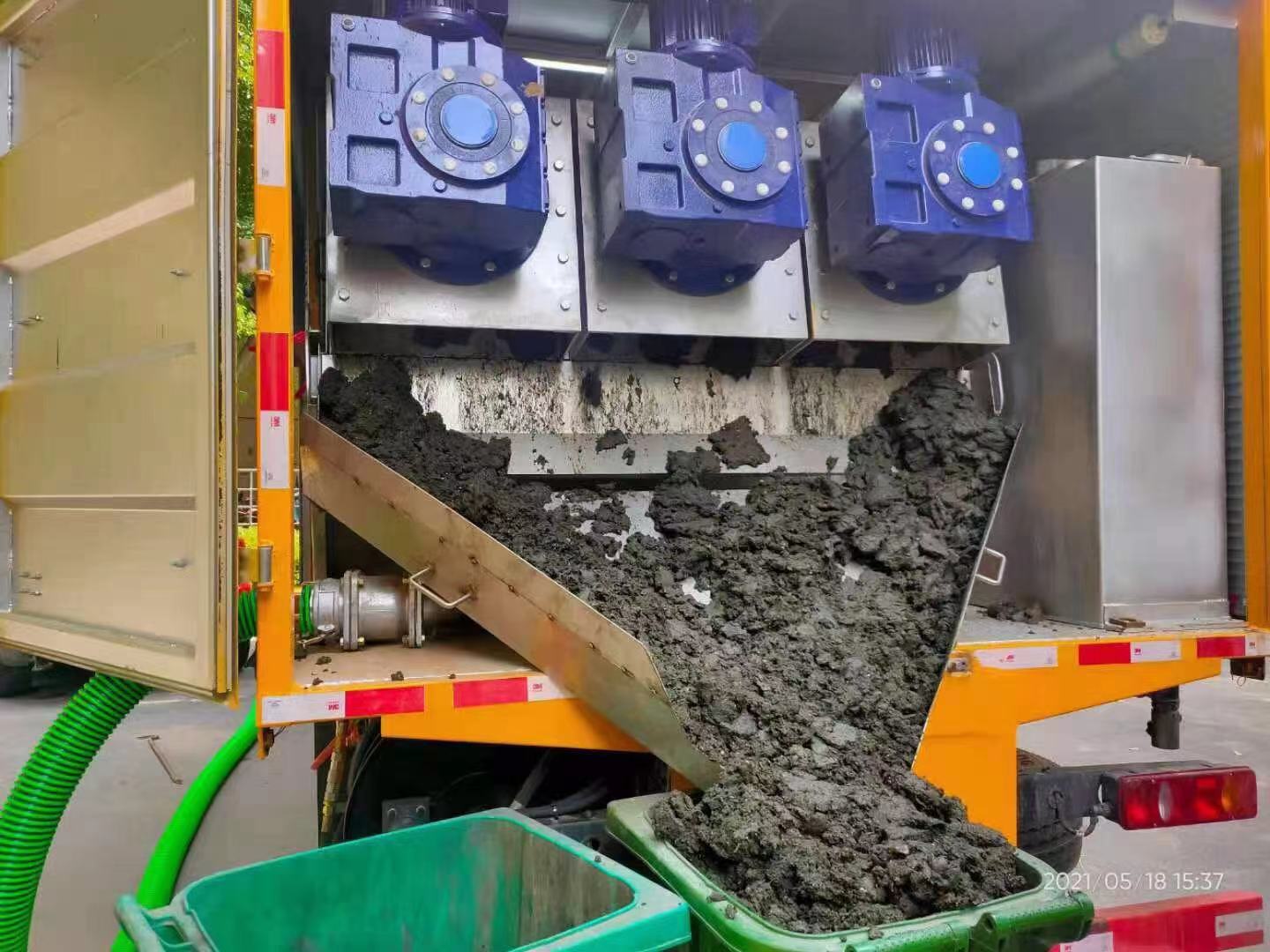 青县化粪池清掏城市维护站-泥浆净化干湿分离处理